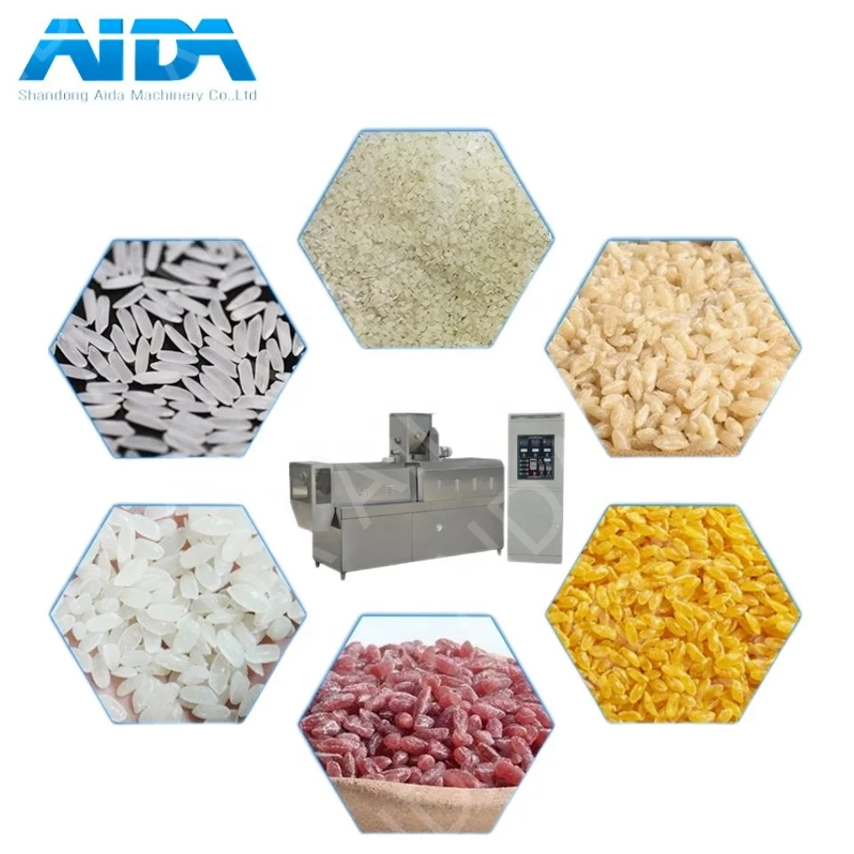 compound artificial rice extruder die artificial rice production line nutritional rice making machine