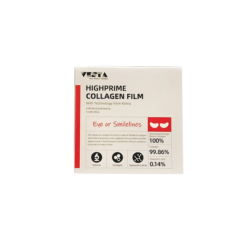 2pcs Highprime eyes patches Collagen Film Brightening Spray Kit Moisturizing Anti Aging Collagen Mask And Mist Set