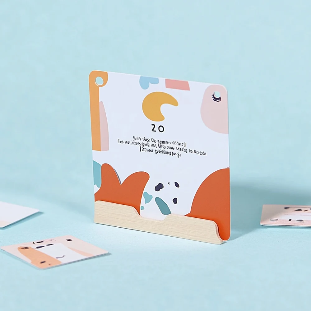 Custom Card Game With Box Full Color Deep Connection Affirmation Card Deck Printing