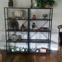 Commercial Wood Display Shelf 5-Tier Wood Corner Shelf Wooden Display Shelf