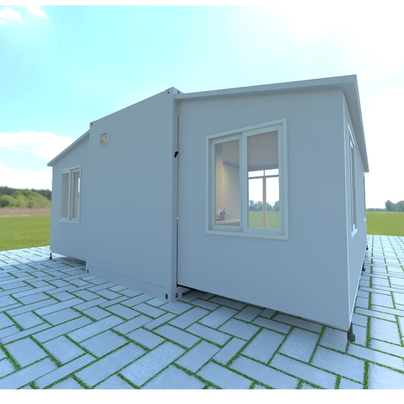 Yantai feilong 20 ft glass expandable shipping container home