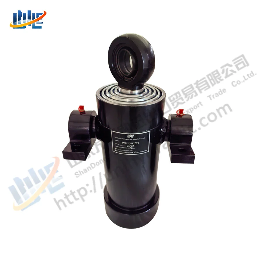 3 ton agricultural trailer single acting multi stage telescopic hydraulic kit