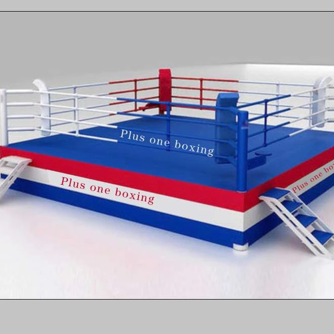 Square Floor Thai Boxing Ring Wrestling Martial Arts Boxing Championship Rings 6m x 6m floor mounted boxing ring