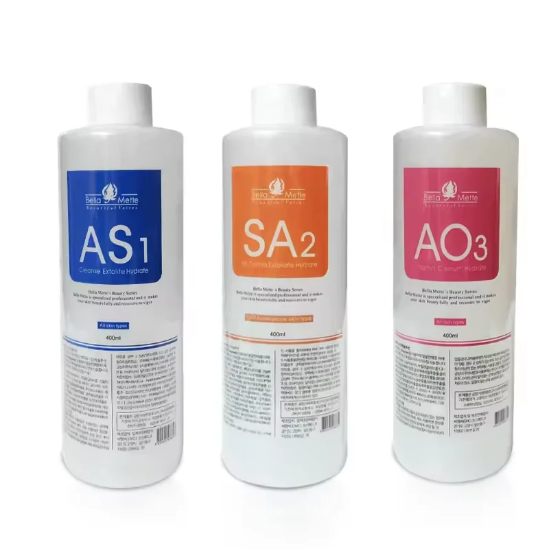 Aqua Solutions Liquid Cosmetic Hydro Peels Serum For Beauty Facial Aqua Peeling Hydra Solution H2O2 Hydra Peel Machine Solution