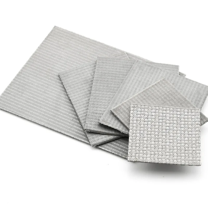 dutch weave wire mesh braided stainless steel sintered metal filter disc porous sintered titanium disc filter