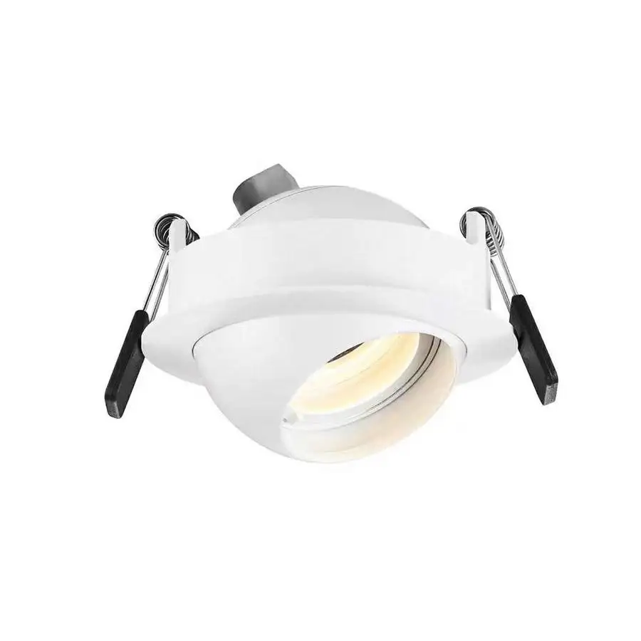 Open Hole 75-78mm Anti glare adjustable Embedded LED Downlight Ceiling Light for Restaurant lighting