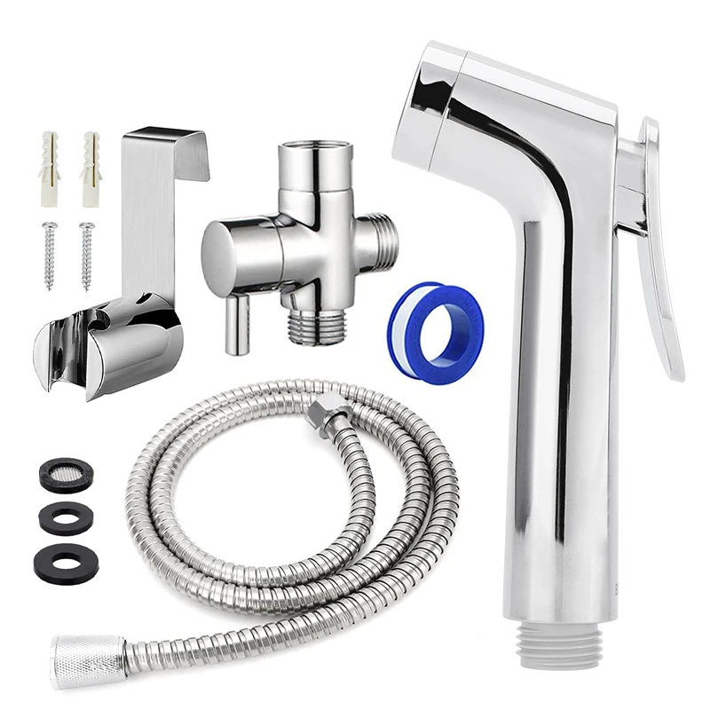 IFAN Bathroom Hand Held ABS Washing Shattaf Bidet Sprayer Set Muslim Handheld Bidet Sprayer For Toilet