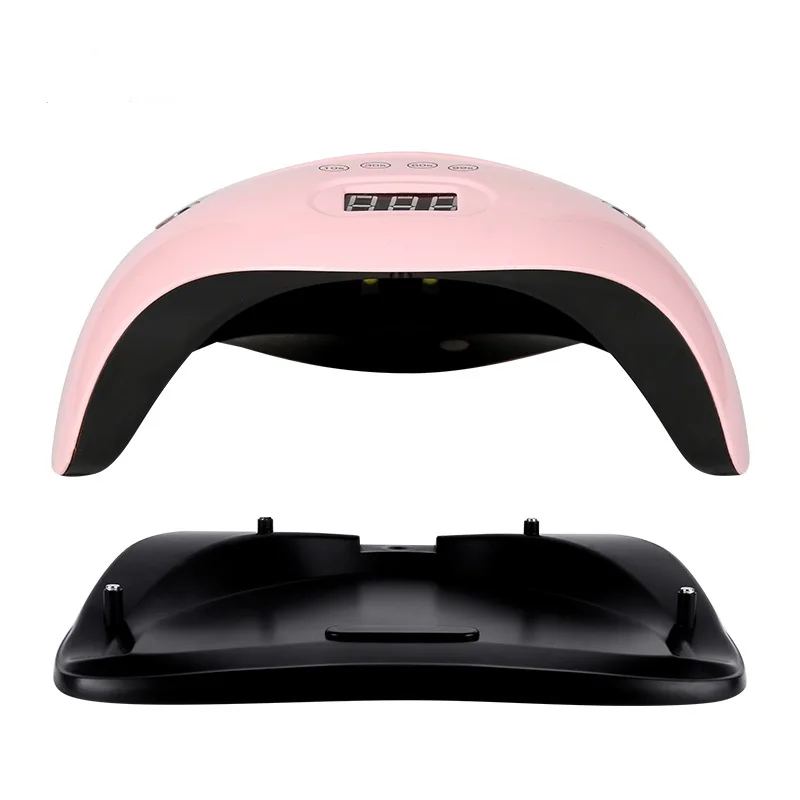 Low MOQ UV protective paint led nail lamp removable base for easy cleaning  portable acrylic nail kit with uv lamp