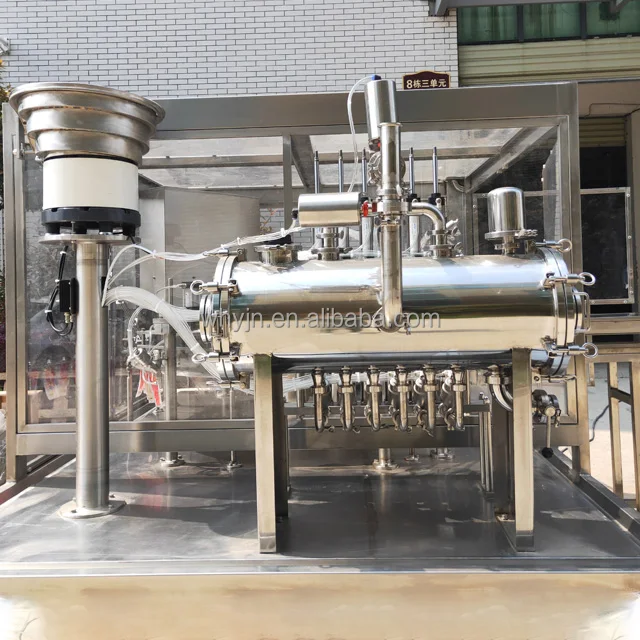 LG-XGX400 Full Automatic Rotary Milk Yogurt Spout Pouch Filling Capping Packaging Machine With CIP Filling System For Factory