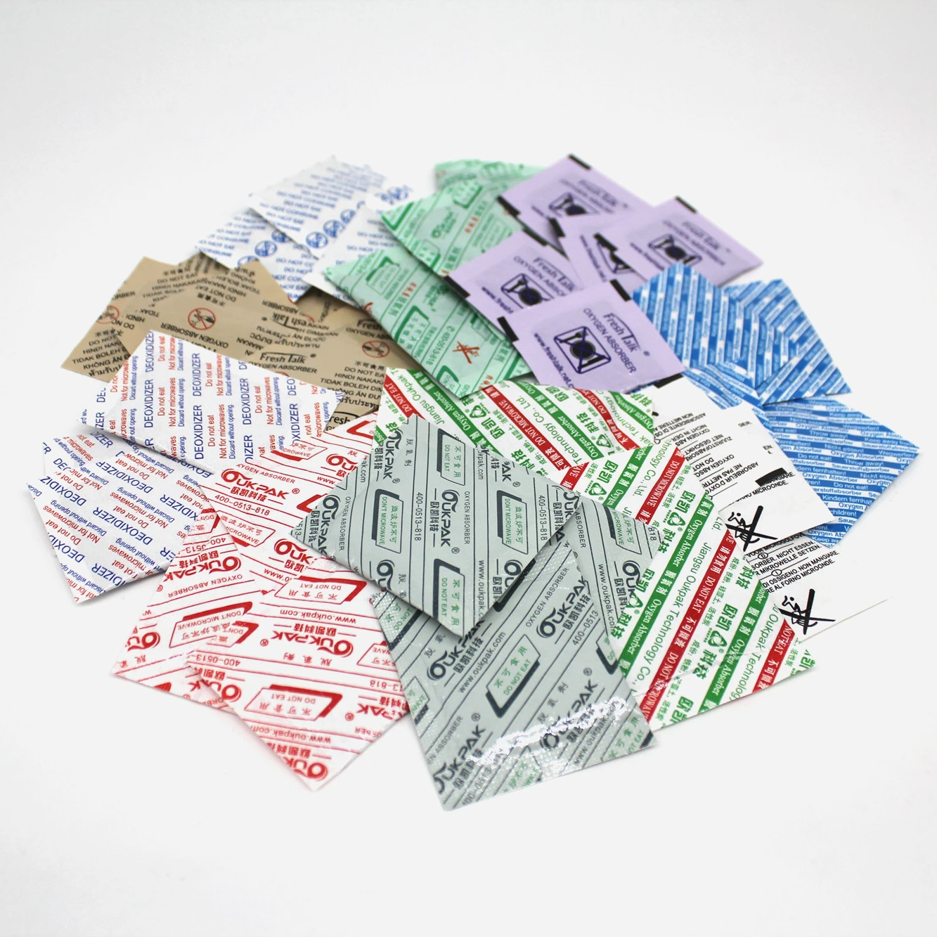 Factory price large spec food grade 500cc deoxidizer  oxygen absorber used for rice