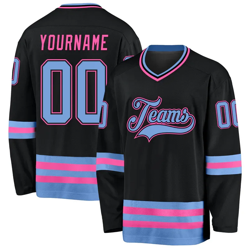 Hot Selling Sports Wear Cheap Hockey Jerseys China Design Your Own Logo Ice Hockey Clothes Quick-Dry Long Sleeve Hockey Jersey
