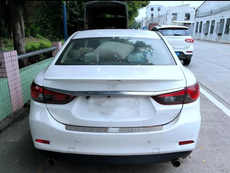 For Mazda 3 Axela 2014 2015 2016 2017 Car Tail Wing ABS Plastic Rear Roof Spoiler Wing Trunk Lip Boot Cover Car Styling