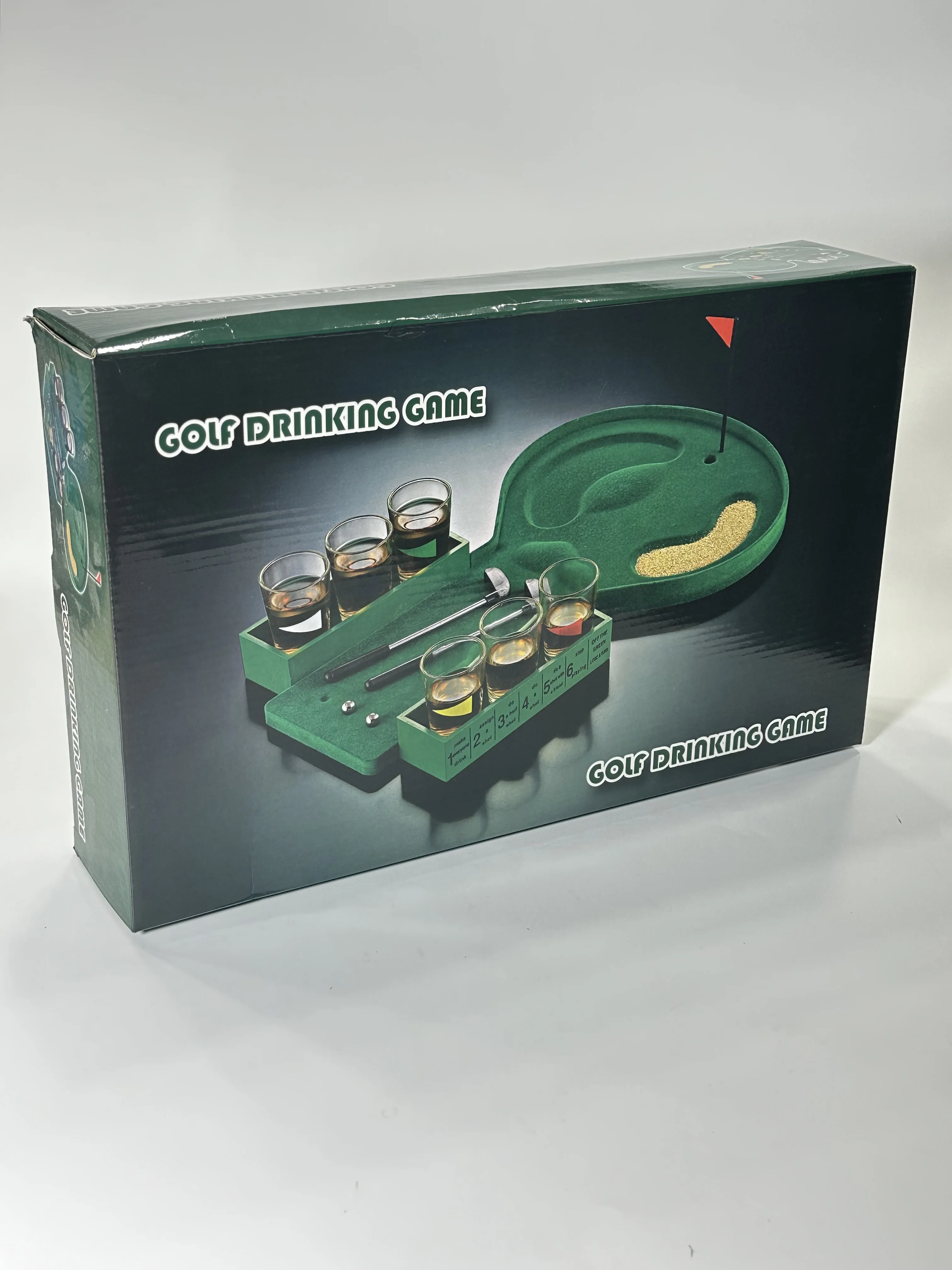 Portable Tabletop Drinking Games Golf Shot Glasses Party Games Bar Games