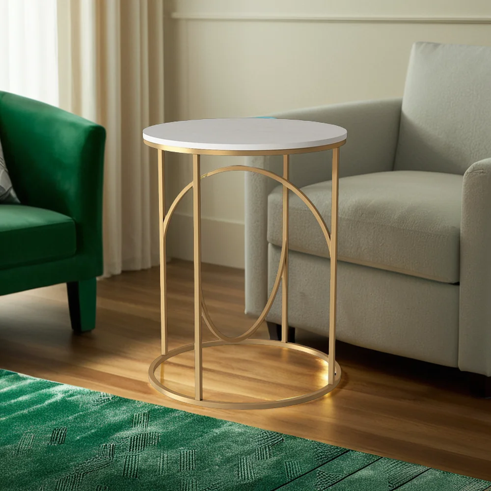 Small furniture living room bedroom Mobile Slide Under Couch Sofa Snack End Coffee Side C Table