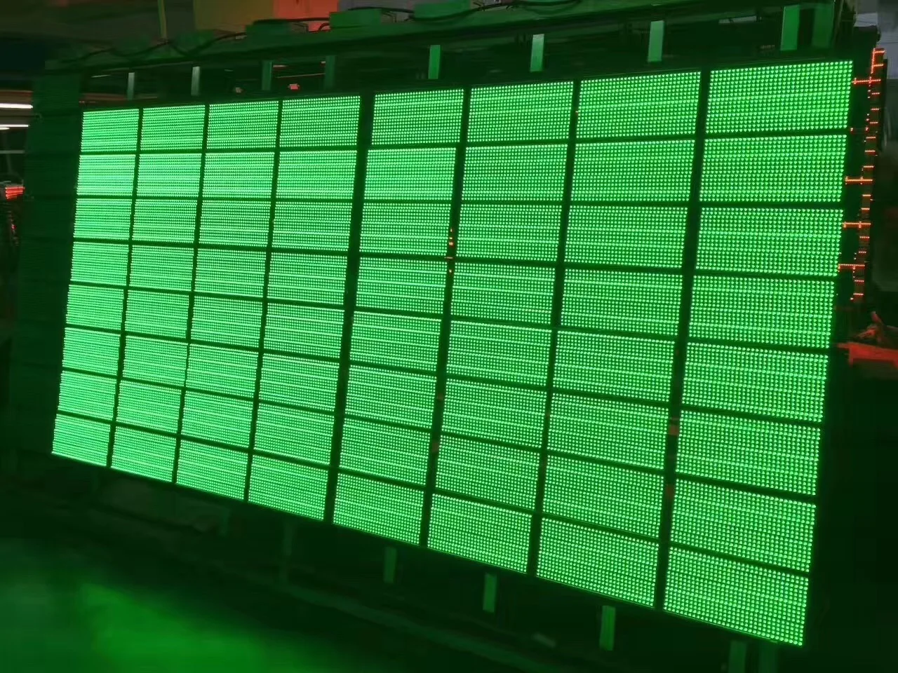Scrolling moving message Red P10 54x10inch sign outdoor dot matrix Led display