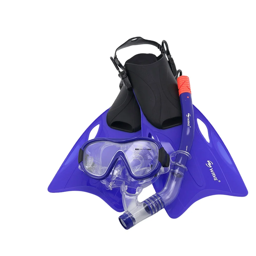 Watersport snorkeling adult snorkel set with fins