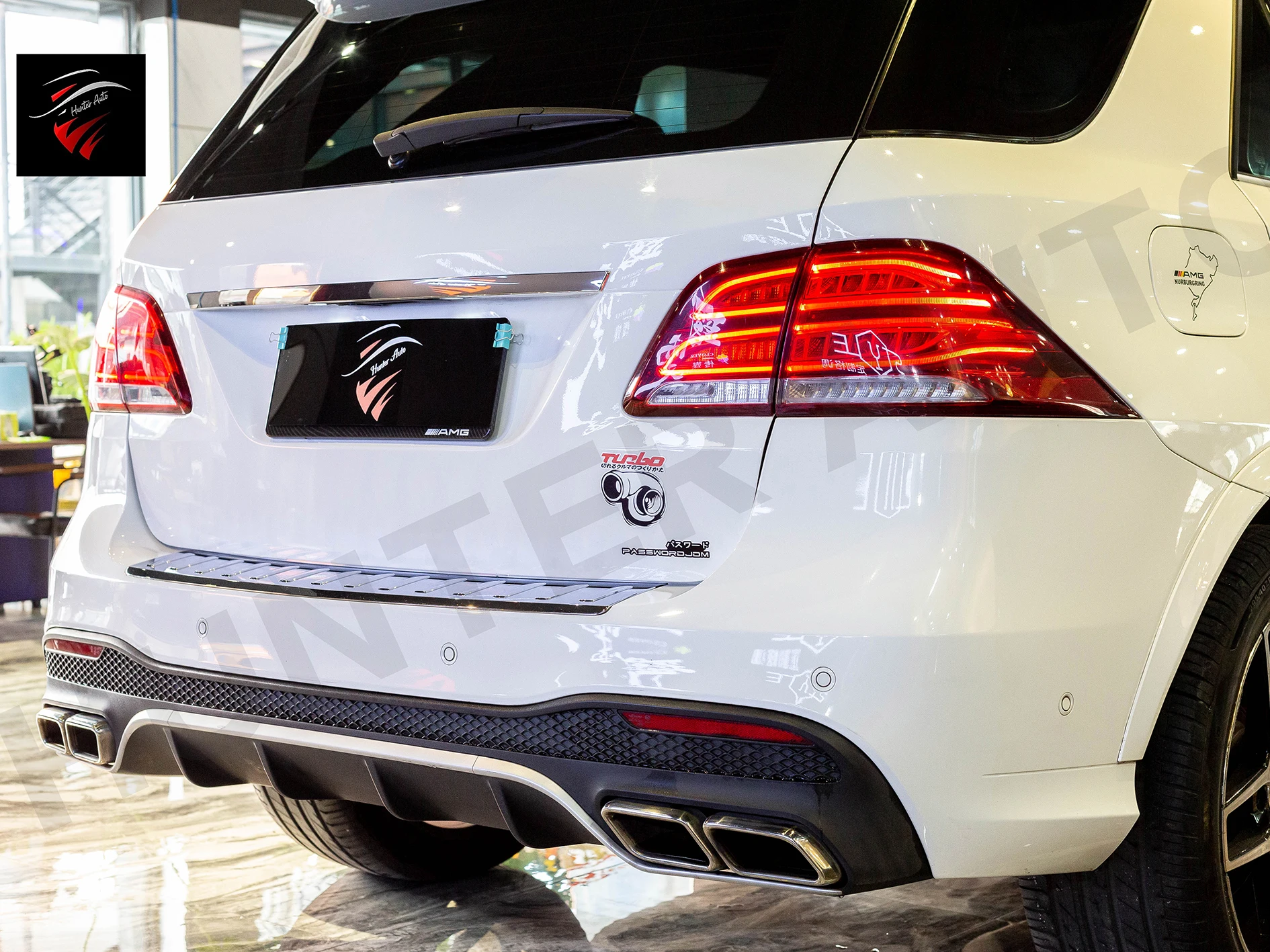  Комплекты корпусов MB GLE W166 gle63 AMG комплект из полипропилена передний бампер задний боковой
