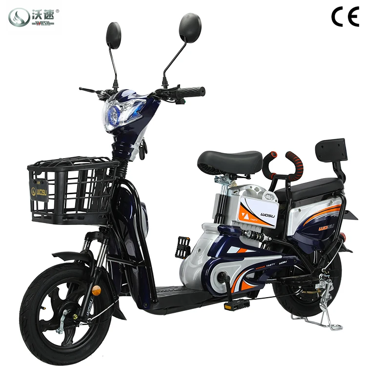 350w Brushless Motor Bright Headlights Powerful Battery Life Electric Carbon Bicycle