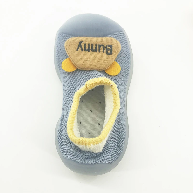 Prewalker newborn baby shoes cartoon pattern soft sole toddlers indoor home casual baby sock shoes