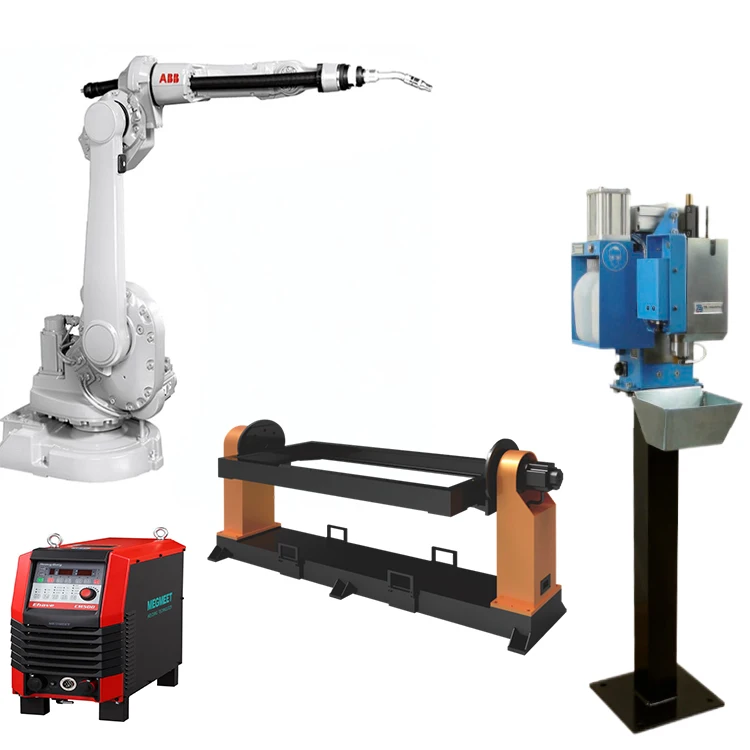 Automatic Manipulator ABB IRB IRB 1600-6/1.45 Robotic Arm With Anti-Spatter Cooling Welding Machine MIG MAG ARC Welding