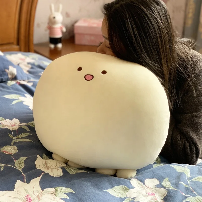 Manufacturing 40Cm Cute Detachable Down Cotton Stuffed Animals Pillow Soft Round Octopus Plush Toy