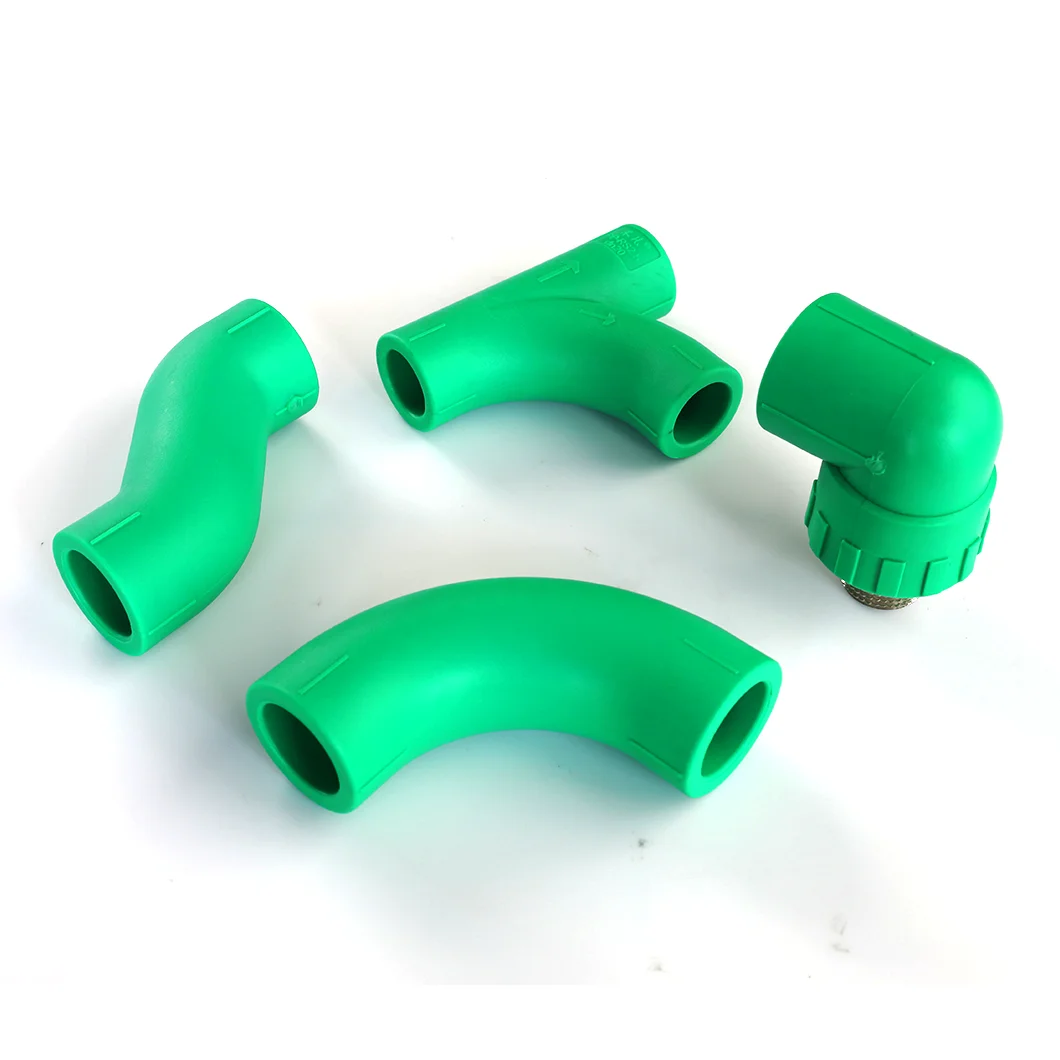 PPR Pipes and Fittings Hot and Cold Water Supply  Polypropylene green whit pipe
