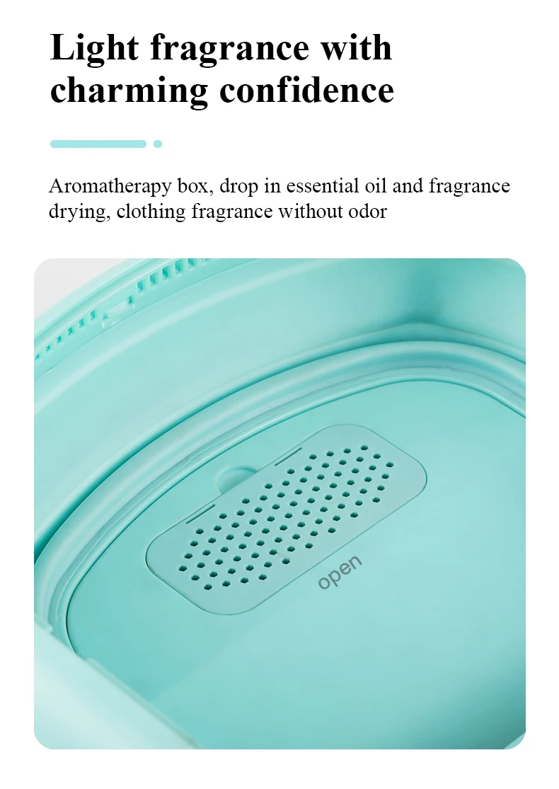 Derrosi HCF-18HG Foldable baby wear ultraviolet sanitizer mini UV disinfection box portable clothes dryer