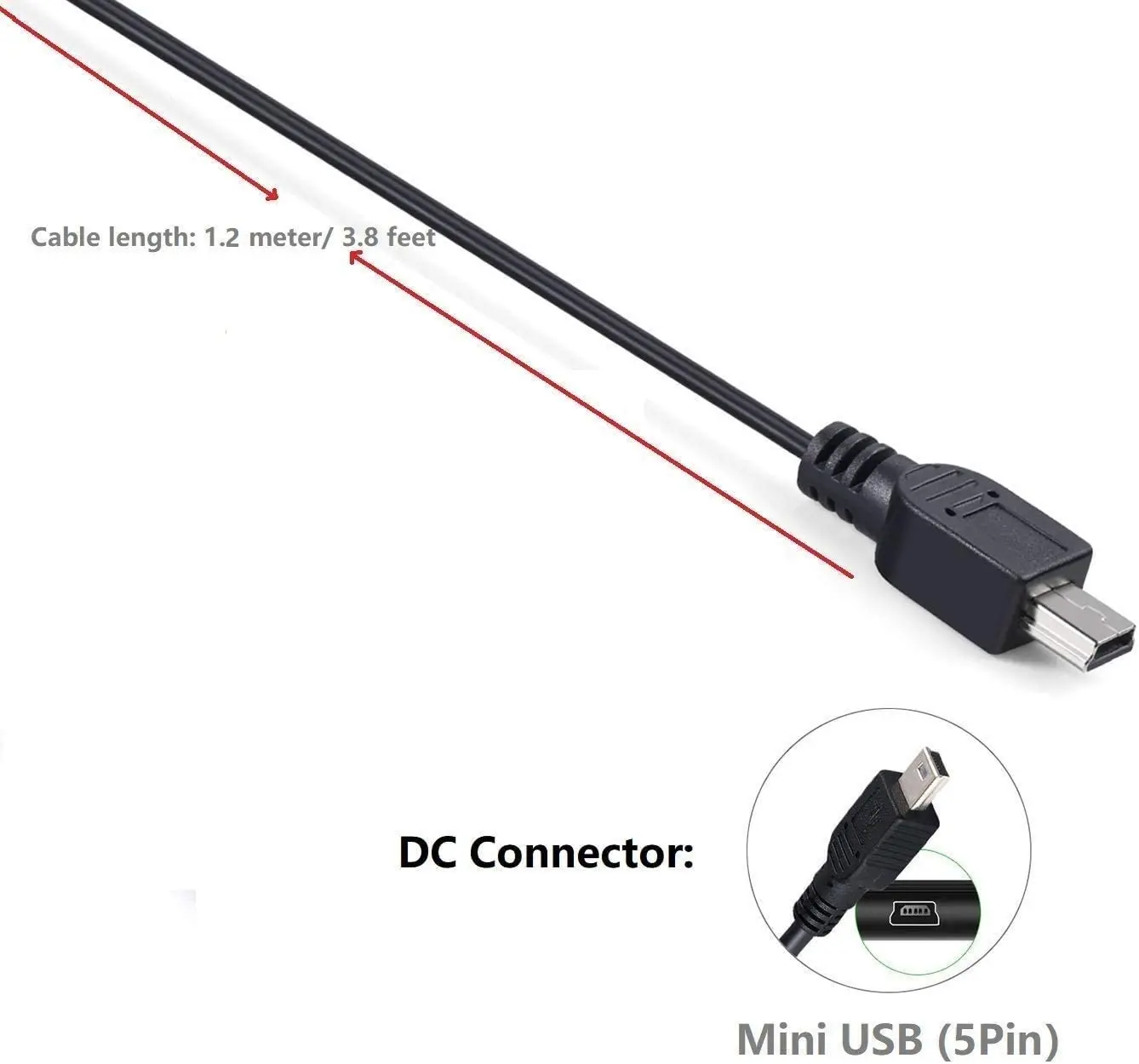 Зарядное устройство Mini Usb Usb-кабель адаптер переменного/постоянного тока настенный разъем для жесткого