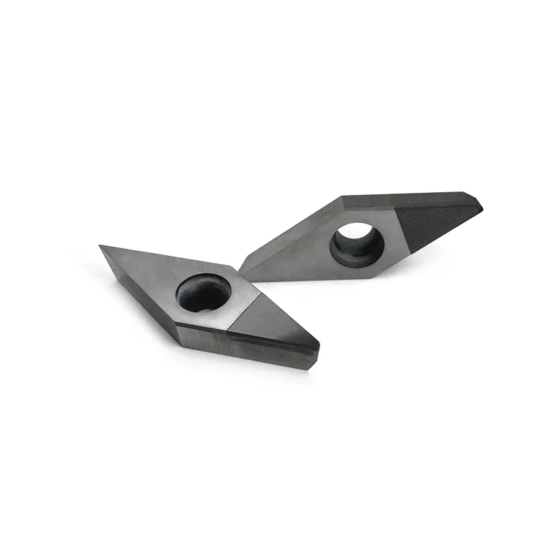 VCMT 160402 04 08 PCD diamond turning inserts for rough machining of silicon carbide, carbon fiber, etc.