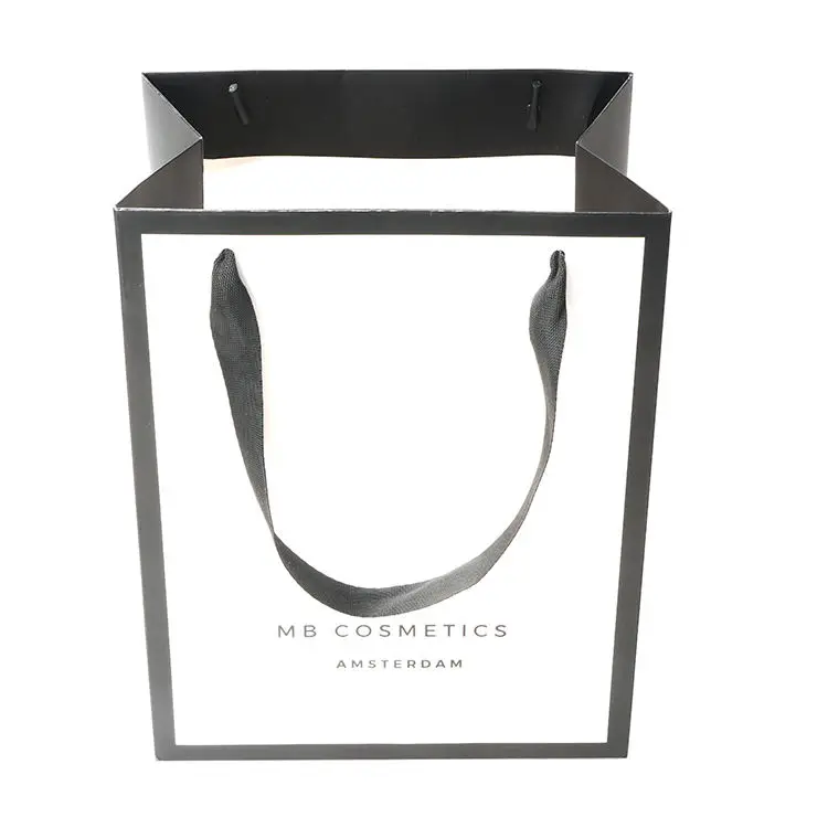 Factory Price Custom Design Biodegradable Printed Foldable Shopping Kraft Paper Food Bag With Your Own Logo