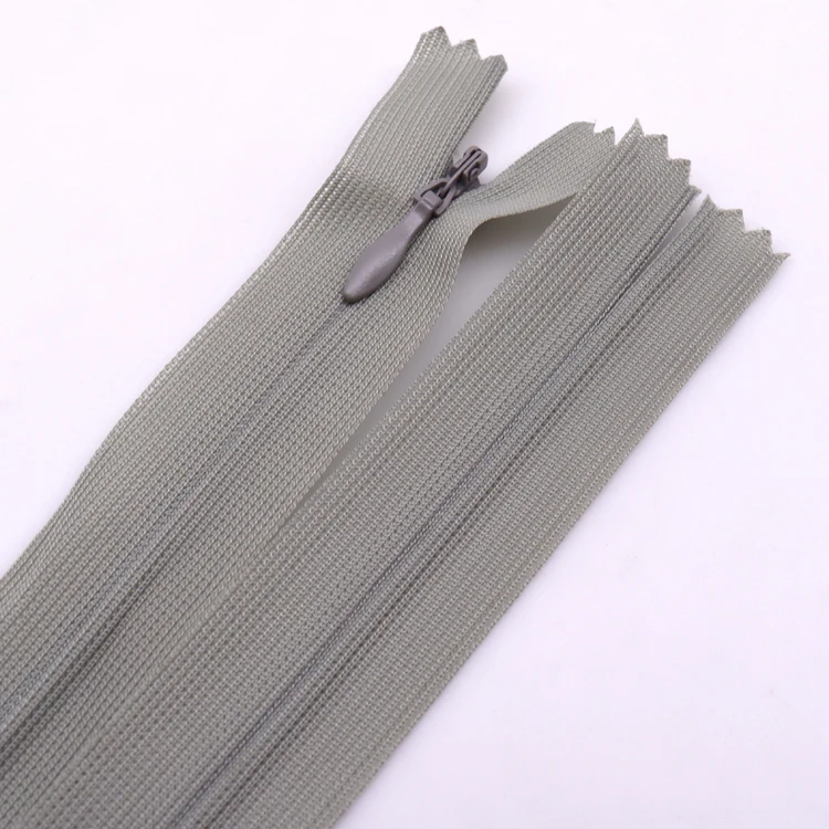 Factory Price Wholesale 3#  Close-End Lace Tape  Invisible Zipper For Dress