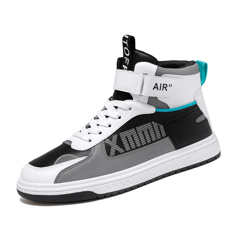 Autumn And Winter High Help Board Shoes Leisure Reflective Sports Shoes Street Tide Shoes