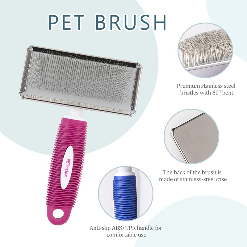 2022 TV new Amazon pet hair remover dog brushes for dog grooming cleaning pet hair brush