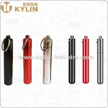 portable mini metal bin for holding toothpick with keyring metal mini toothpick dispenser