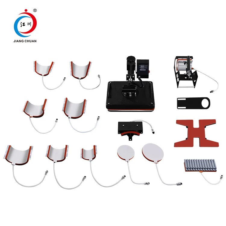 Multicolor 15 In 1 Combo Heat Press Machines All In One Sublimation Machine