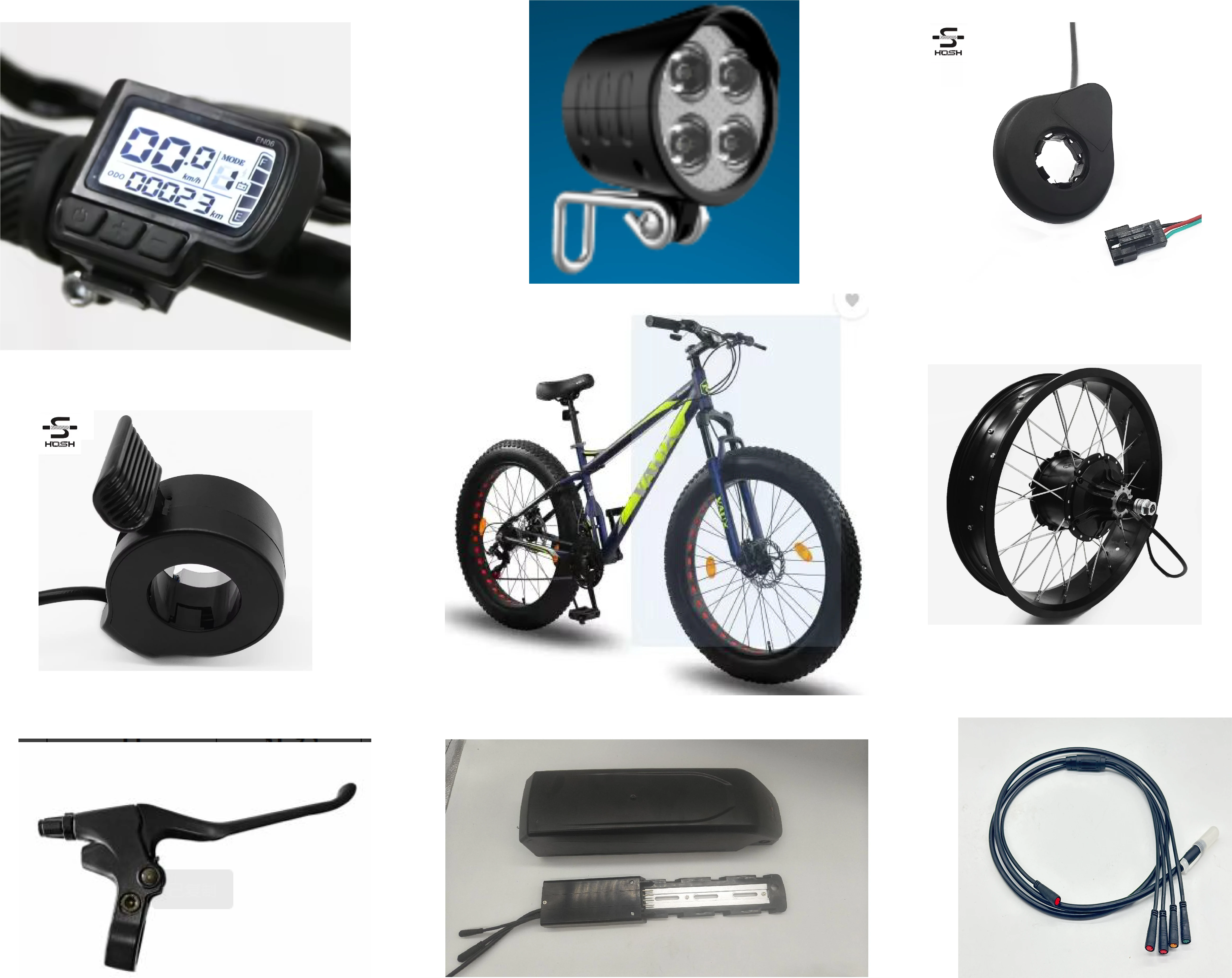 Hot-sell hub motor kit 48v 500-750w E Cycle 20*4.0 rear wheel Ebike electric bike conversion kit optional battery