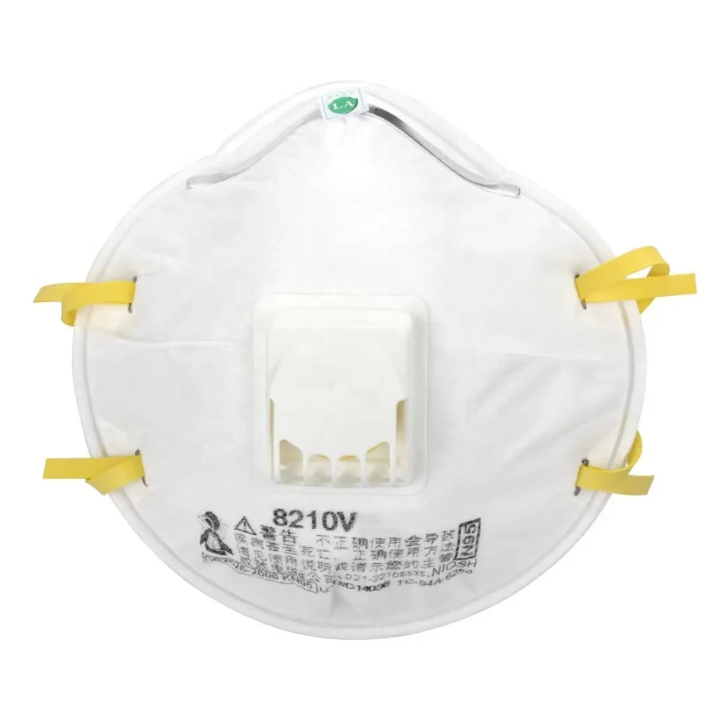 8210V Dust Proof face mask with breathing valve industrial anti dust Particulate Respirator
