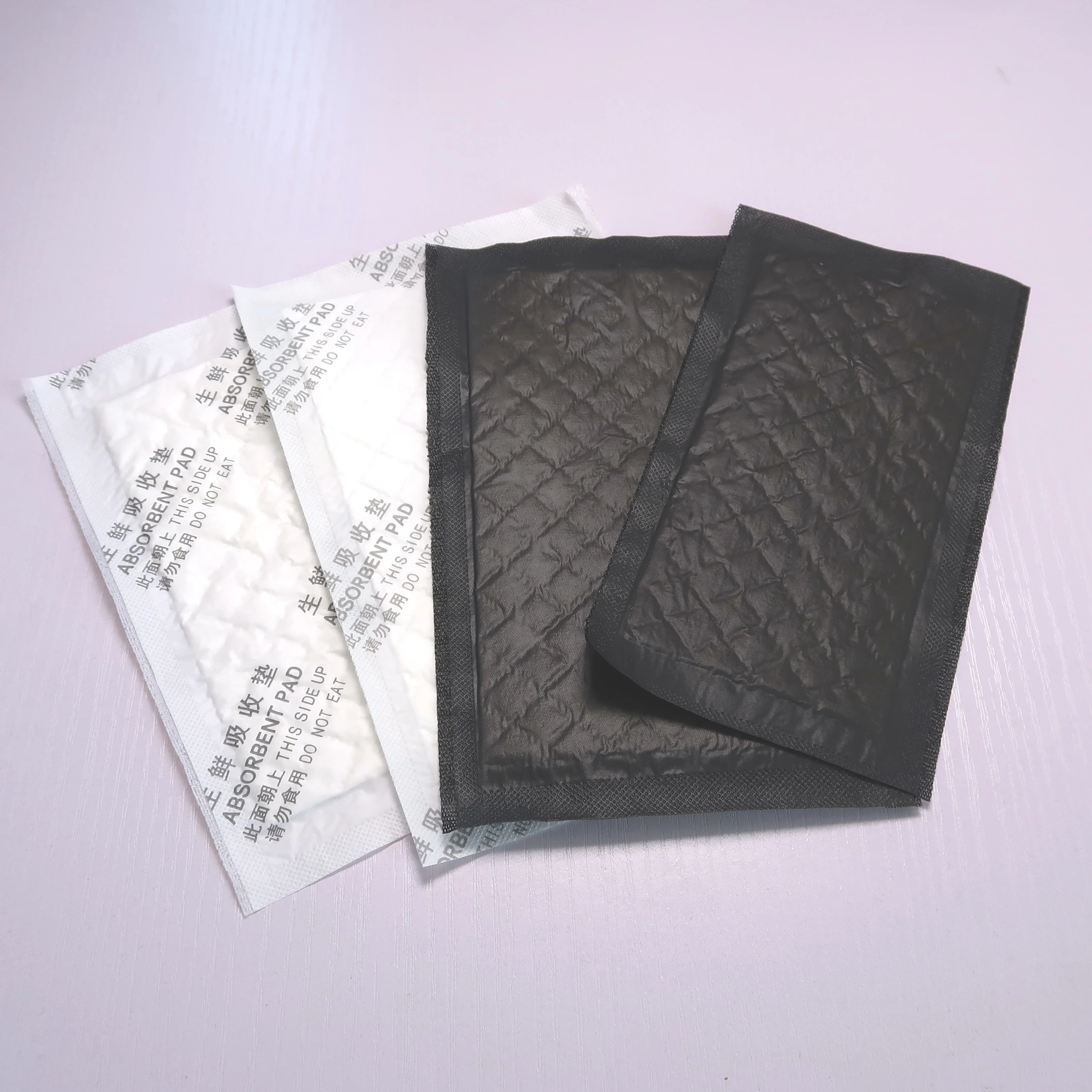 RUNFU 200 x 180 mm Dri-Loc 60 Gram Butcher Shop Pads Absorbent Pad Meat Soaker