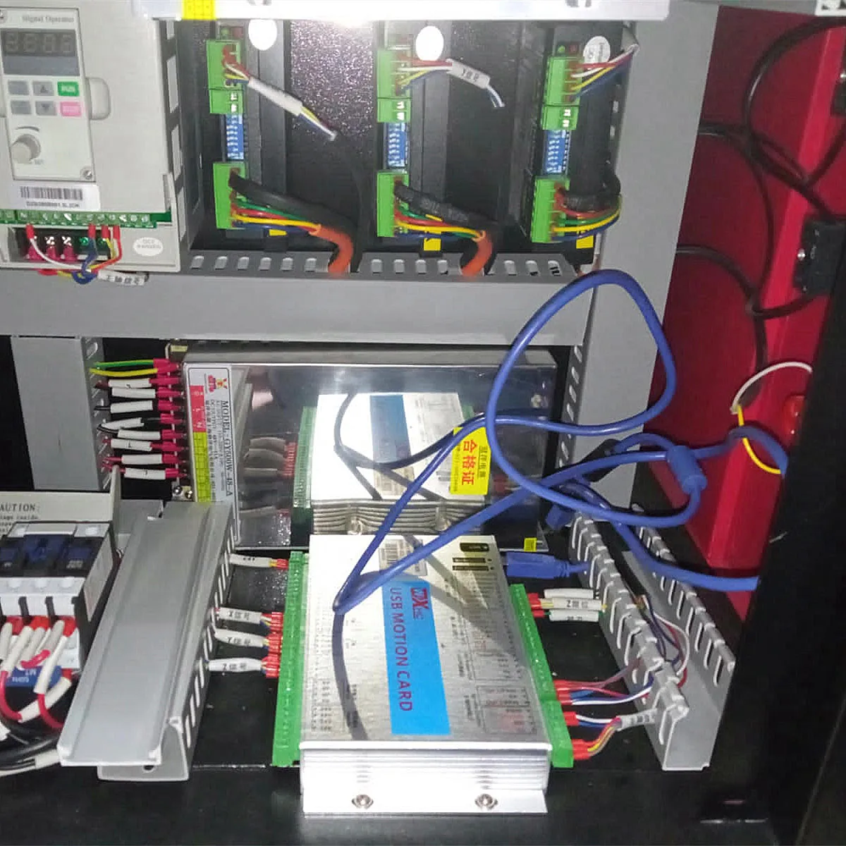 original XHC manufacture 4 axis MACH3 CNC controller board MK4-ET Ethernet card cnc router controller