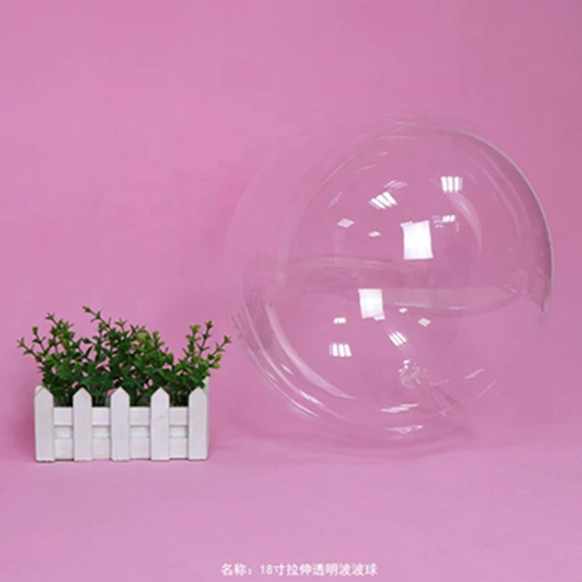 Clear Transparent Round Shape Balloons Party Decoration Led Luminous Balloon Bobo Ball
