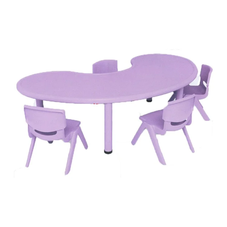 4 сидения детский сад класс дети пластиковый стол и стул (1600180912780)