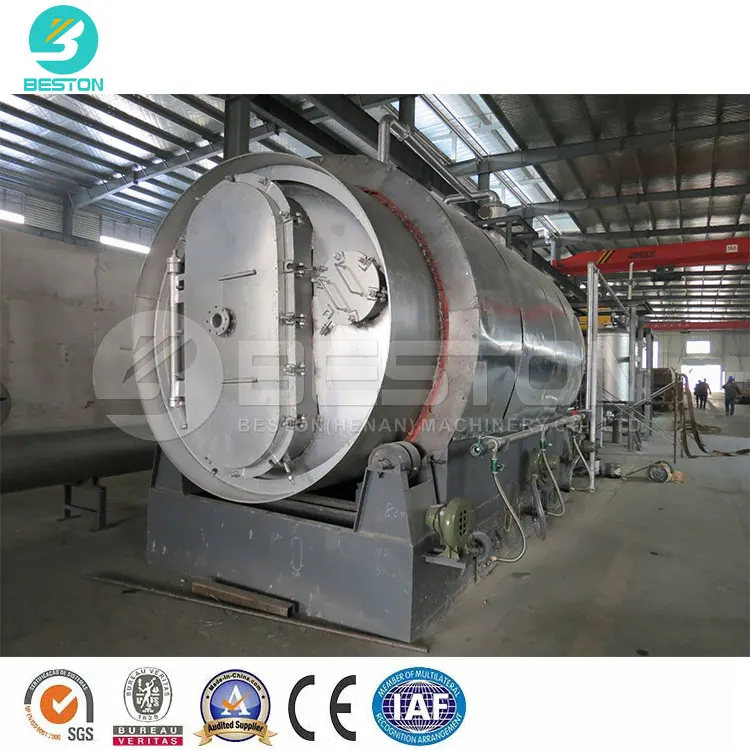 Пиролиза отработанных шин последнего поколения для нефтяной машины, пиролизная установка для отходов пластика и шин