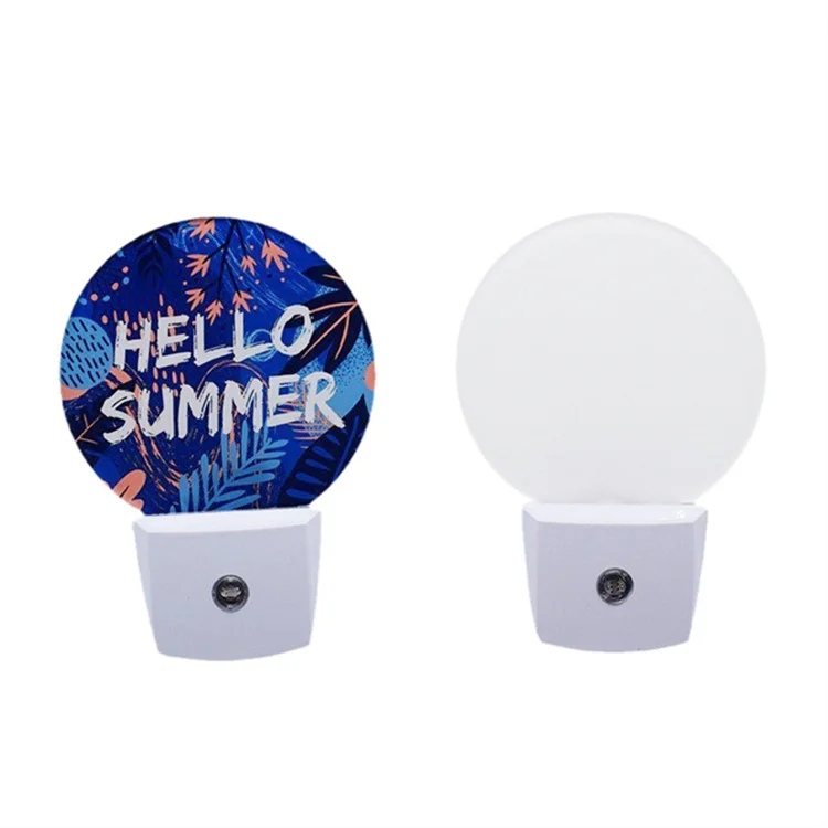 New sublimation blanks home decor intelligent induction wall acrylic led night lights