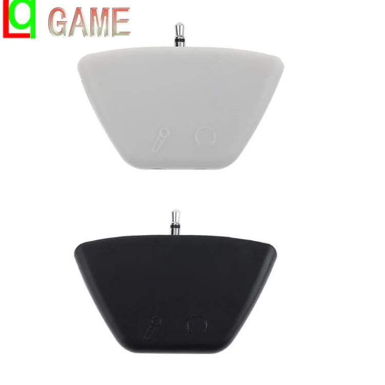 White Black Controller Earphone Headset Adapter Headphone Mic Converter for Xbox 360 Controller Headset Adapter