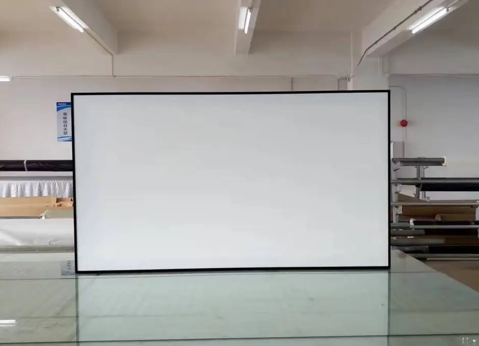 3D высококачественный домашний кинотеатр Telon, настенное крепление, фиксированная рамка, передний и задний тканевый экран для проектора 120 дюйма