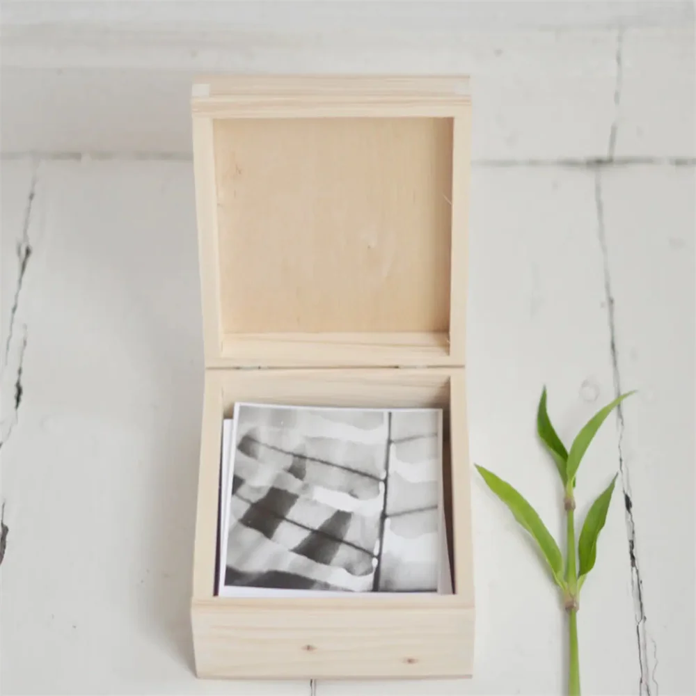 Factory Wholesale Storage Keepsake Photo Engravable Hinges Gift Handmade Small Personalized Unfinished Wooden Box