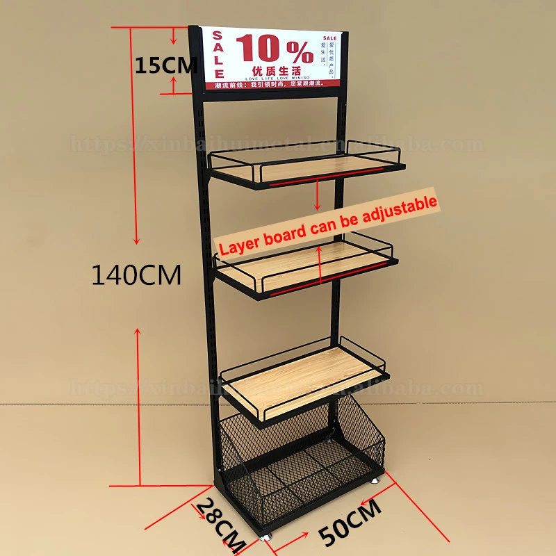 Iron art cosmetics shelves beauty display stands daily necessities multi-layer shelves promotion shelves