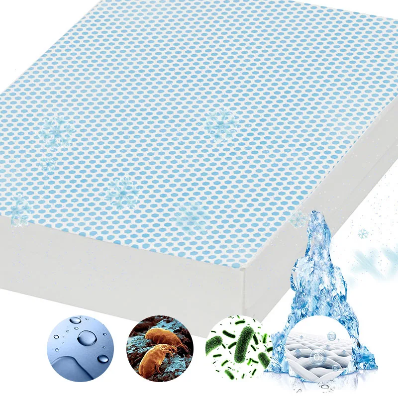 Wholesale memory foam latex mattress topper waterproof bed cover mattress protector for kid