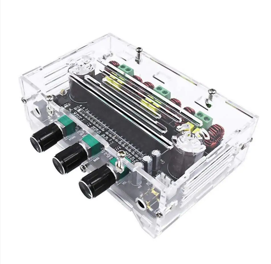 Single power supply 10-25V  80W+80W+100W wide operating voltage digital power amplifier board