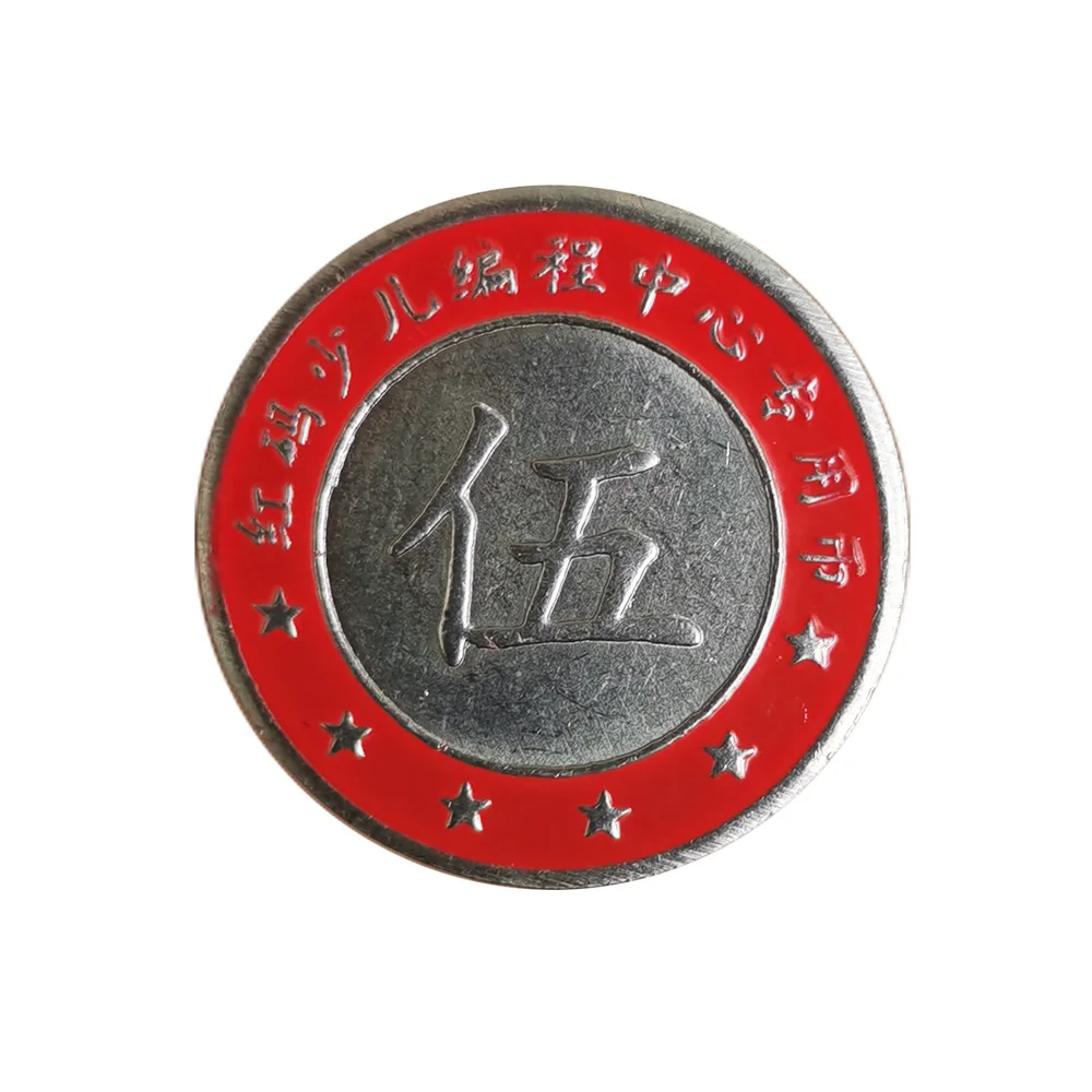 Wholesale custom cheap arcade metal game machine token coin metal token coin